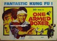 v937 ONE-ARMED BOXER Pakistani movie poster '73 Jimmy Wang Yu