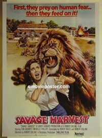 v961 SAVAGE HARVEST Pakistani movie poster '81 Tom Skerritt