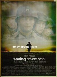v962 SAVING PRIVATE RYAN #1 Pakistani movie poster '98 Tom Hanks