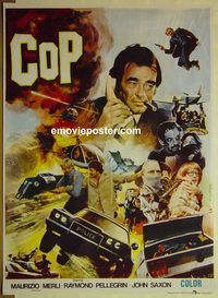 v976 SPECIAL COP IN ACTION Pakistani movie poster '76 John Saxon