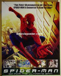 v977 SPIDER-MAN Pakistani movie poster '02 Tobey Maguire, Dafoe