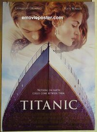 v987 TITANIC style A Pakistani movie poster '97 DiCaprio, Winslet