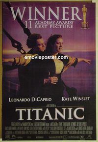 v988 TITANIC style B Pakistani movie poster '97 DiCaprio, Winslet