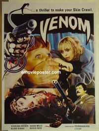v995 VENOM Pakistani movie poster '82 Klaus Kinski