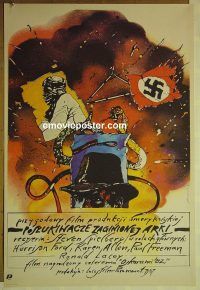 v411 RAIDERS OF THE LOST ARK Polish movie poster '81 Marszalek art!