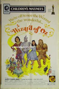 v031 WIZARD OF OZ one-sheet movie poster R72 all-time classic!