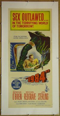 y060 1984 linen Australian daybill movie poster '56 O'Brien, Redgrave