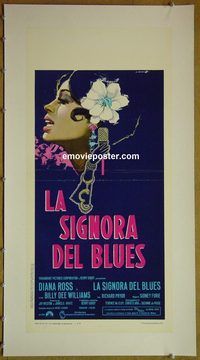 y265 LADY SINGS THE BLUES linen Italian locandina movie poster '72 Ross