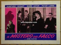 y279 MALTESE FALCON linen Italian photobusta movie poster R62 Bogart