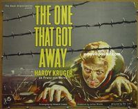 z608 ONE THAT GOT AWAY English half-sheet movie poster '58 Hardy Kruger