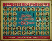 z051 AROUND THE WORLD IN 80 DAYS half-sheet movie poster '56 all-stars!