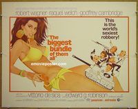 z085 BIGGEST BUNDLE OF THEM ALL half-sheet movie poster '68 Raquel Welch