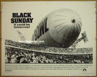 z092 BLACK SUNDAY half-sheet movie poster '77 John Frankenheimer