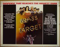 z105 BRASS TARGET half-sheet movie poster '78 Kennedy, Sydow, Loren