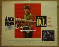 z209 DI half-sheet movie poster '57 Jack Webb, Marines, Don Dubbins