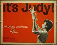 z378 I COULD GO ON SINGING half-sheet movie poster '63 Judy Garland