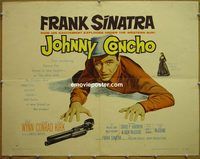 z413 JOHNNY CONCHO style A half-sheet movie poster '56 Frank Sinatra
