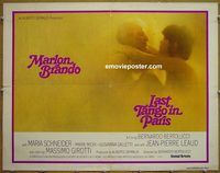 z460 LAST TANGO IN PARIS half-sheet movie poster '73 Marlon Brando