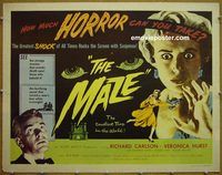z532 MAZE half-sheet movie poster '53 3D Richard Carlson