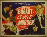 z538 MIDNIGHT half-sheet movie poster R47 Humphrey Bogart