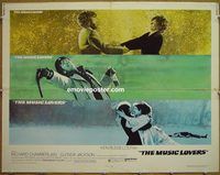 z562 MUSIC LOVERS half-sheet movie poster '71 Ken Russell, Chamberlain