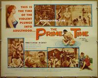 z648 PRIME TIME half-sheet movie poster '60 Herschell Gordon Lewis