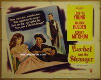 z669 RACHEL & THE STRANGER half-sheet movie poster '48 Young, Holden