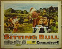 z737 SITTING BULL half-sheet movie poster R60 Dale Robertson