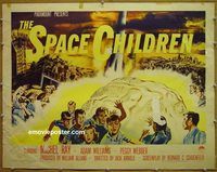 z757 SPACE CHILDREN half-sheet movie poster '58 Jack Arnold