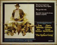 z761 SPIKES GANG half-sheet movie poster '74 Marvin, Howard