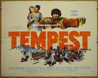 z801 TEMPEST style B half-sheet movie poster '59 Van Heflin