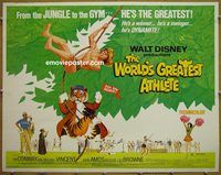 z911 WORLD'S GREATEST ATHLETE half-sheet movie poster '73 Disney