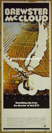 a123 BREWSTER McCLOUD insert movie poster '71 Robert Altman