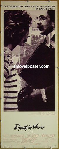 a223 DEATH IN VENICE insert movie poster '71 Luchino Visconti