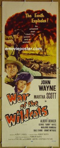 a428 IN OLD OKLAHOMA insert movie poster R59 John Wayne