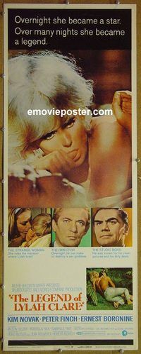 a510 LEGEND OF LYLAH CLARE insert movie poster '68 sexy Kim Novak!