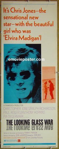 a533 LOOKING GLASS WAR insert movie poster '69 Jones