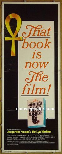 a538 LOVE MACHINE insert movie poster '71 Dyan Cannon, Robert Ryan