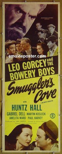 a850 SMUGGLERS' COVE insert movie poster '48 Bowery Boys
