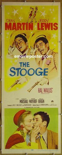 a890 STOOGE insert movie poster '52 Dean Martin & Jerry Lewis!