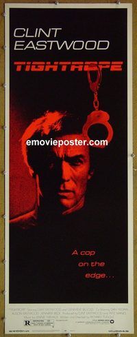 a973 TIGHTROPE insert movie poster '84 Clint Eastwood, Bujold