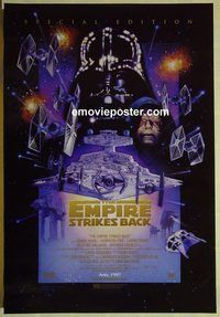 c127 EMPIRE STRIKES BACK advance Australian 1sh movie poster R97 George Lucas