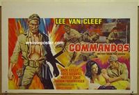 c515 COMMANDOS Belgian movie poster '72 Lee Van Cleef, Jack Kelly