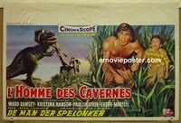 c522 DINOSAURUS Belgian movie poster '60 prehistoric monsters!