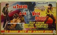 c527 FIEND WHO WALKED THE WEST Belgian movie poster '58 Hugh O'Brian