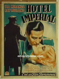 c204 HOTEL IMPERIAL French movie poster '39 Rene Peron artwork!