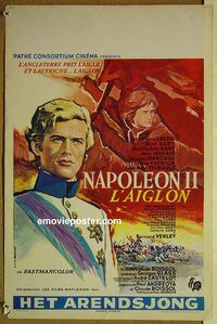 c558 NAPOLEON 2 Belgian movie poster '61 Claude Boissol