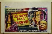 c590 TALES OF TERROR Belgian movie poster '62 Lorre, Price