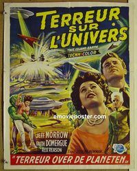 c593b THIS ISLAND EARTH Belgian movie poster '55 sci-fi classic, Morrow