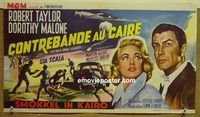 c594 TIP ON A DEAD JOCKEY Belgian movie poster '57 Robert Taylor